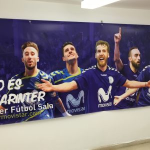 Impresión en lona para interior